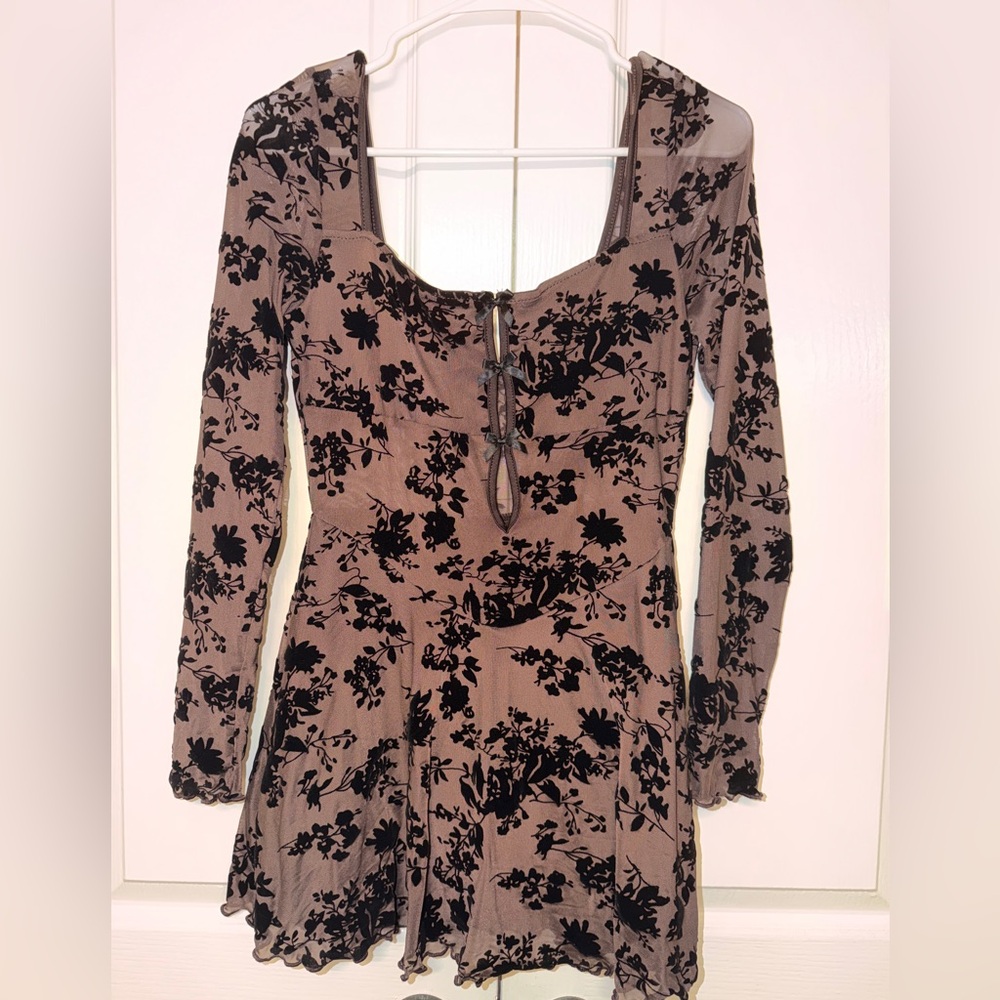 Floral Long Sleeve Dress
